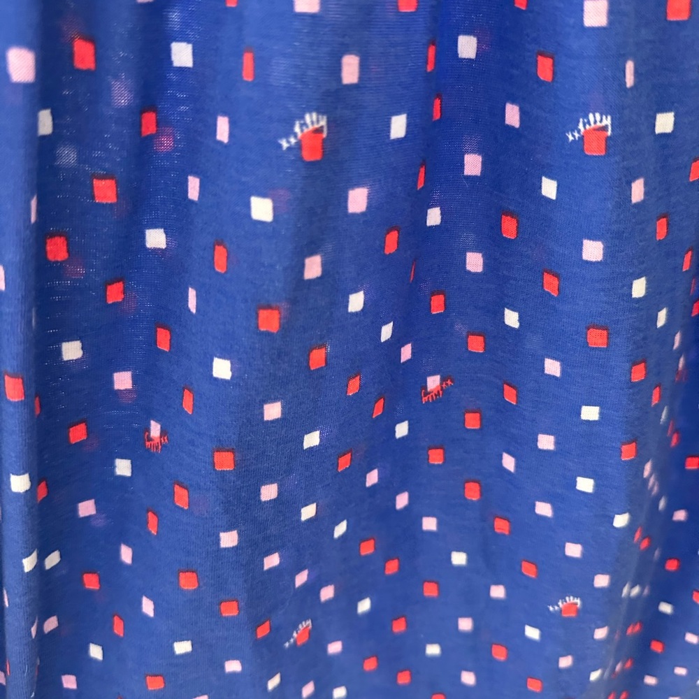Lilly pulitzer kalama smocked off shoulder dress size L - Picture 5 of 9